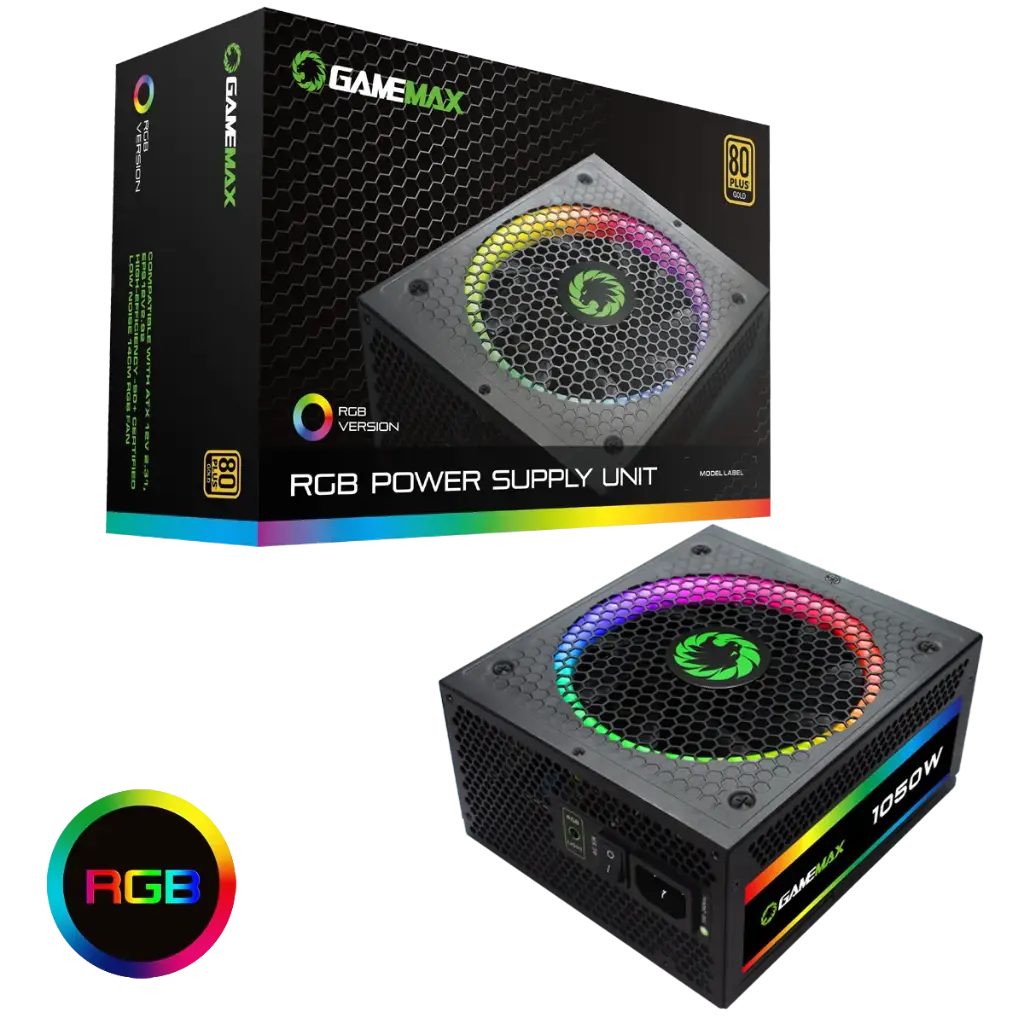 Gamemax GX-1050 PRO BK 80+Platinum 1050W Power