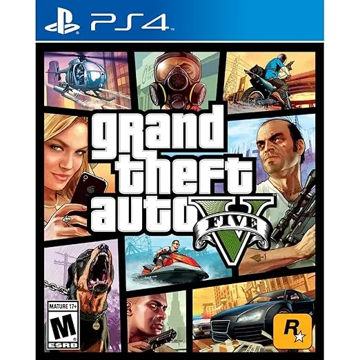 PS4 game Grand Theft Auto V مستخدم