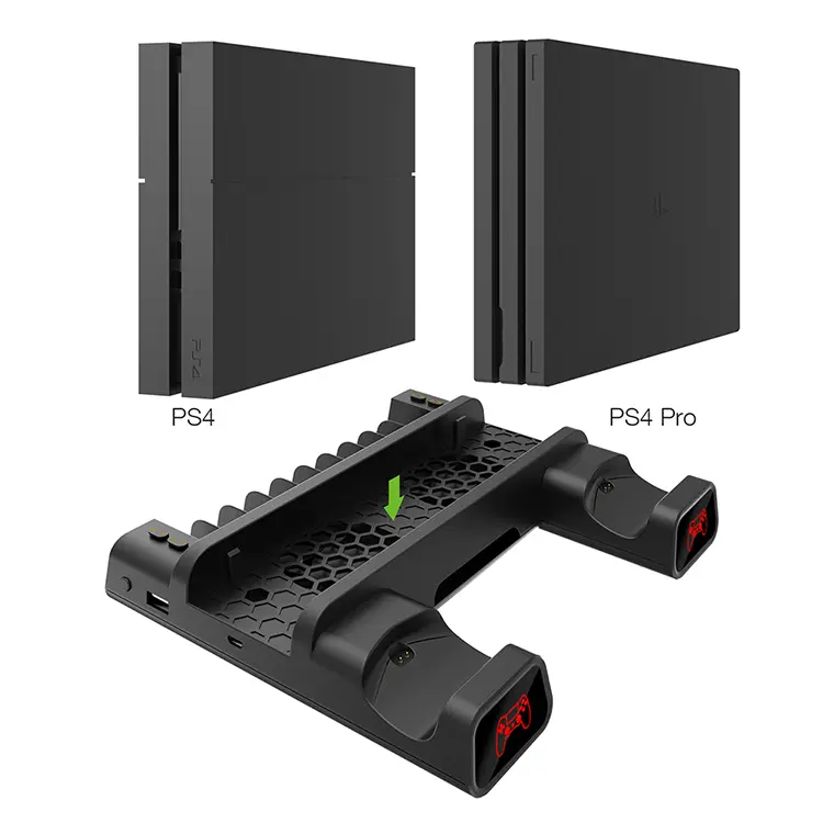 PS4 Slim Pro Multi-functional Charging & Cooling Stand TP4-19076
