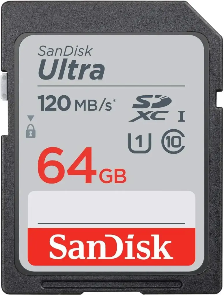 RAM SD SANDISK 64GB 120MB/S