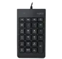 RAPOO K10 Wired Numeric NumberPad Keyboard - Spill Resistant Design, Laser Carved Keycap, Spill
