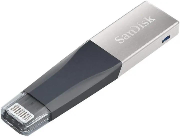 SANDISK MINI FLASH DRIVE IPHONE TO USB 64 GB