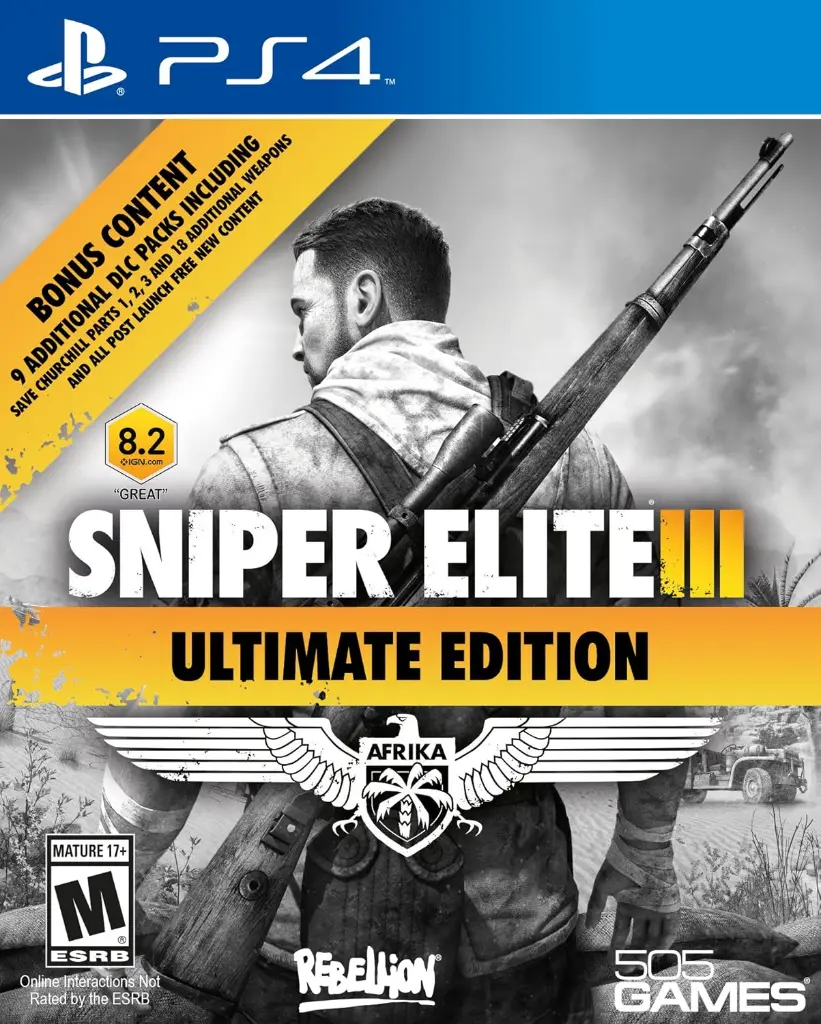 SNIPER ELITE III 3 - Ps4 مستخدم