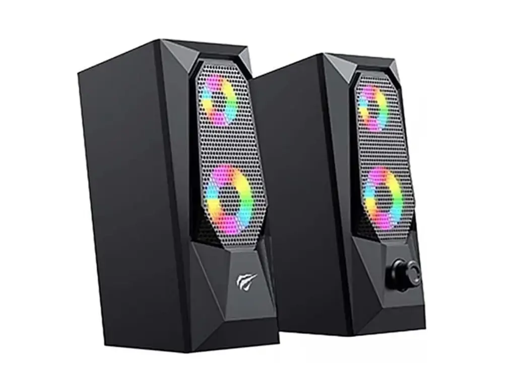 Speaker Havit SK208 Computer speakers 2.0 RGB (black)