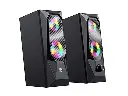 Speaker Havit SK208 Computer speakers 2.0 RGB (black)