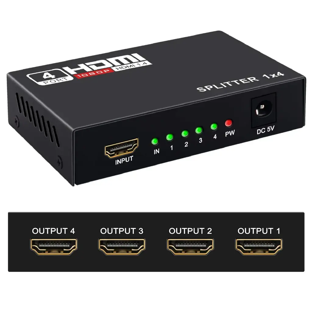 SPLITTER 4k 1.4 HDMI 1*4