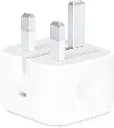 20W USB-C Fast Charger Compatible With iPhone - White