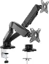 91-LDT13C024 Dual-screen LCD stand two-screen desktop universal rotary lift bracket Dual Monitor