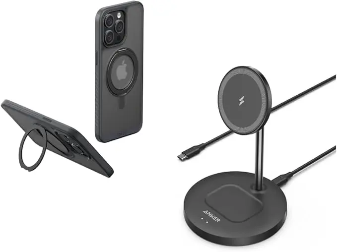 Anker PowerWave Magnetic 2 in1 Wireless Charging Stand10W