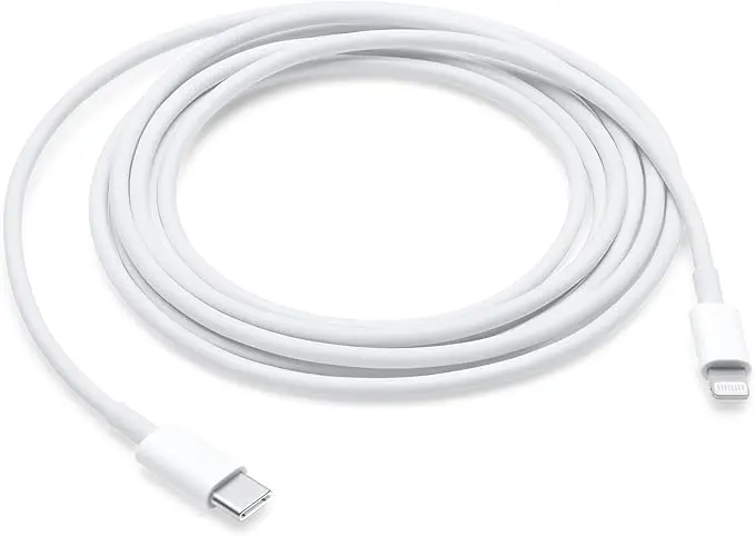 Apple Lightning to USB-C Cable 2 Meter White Color