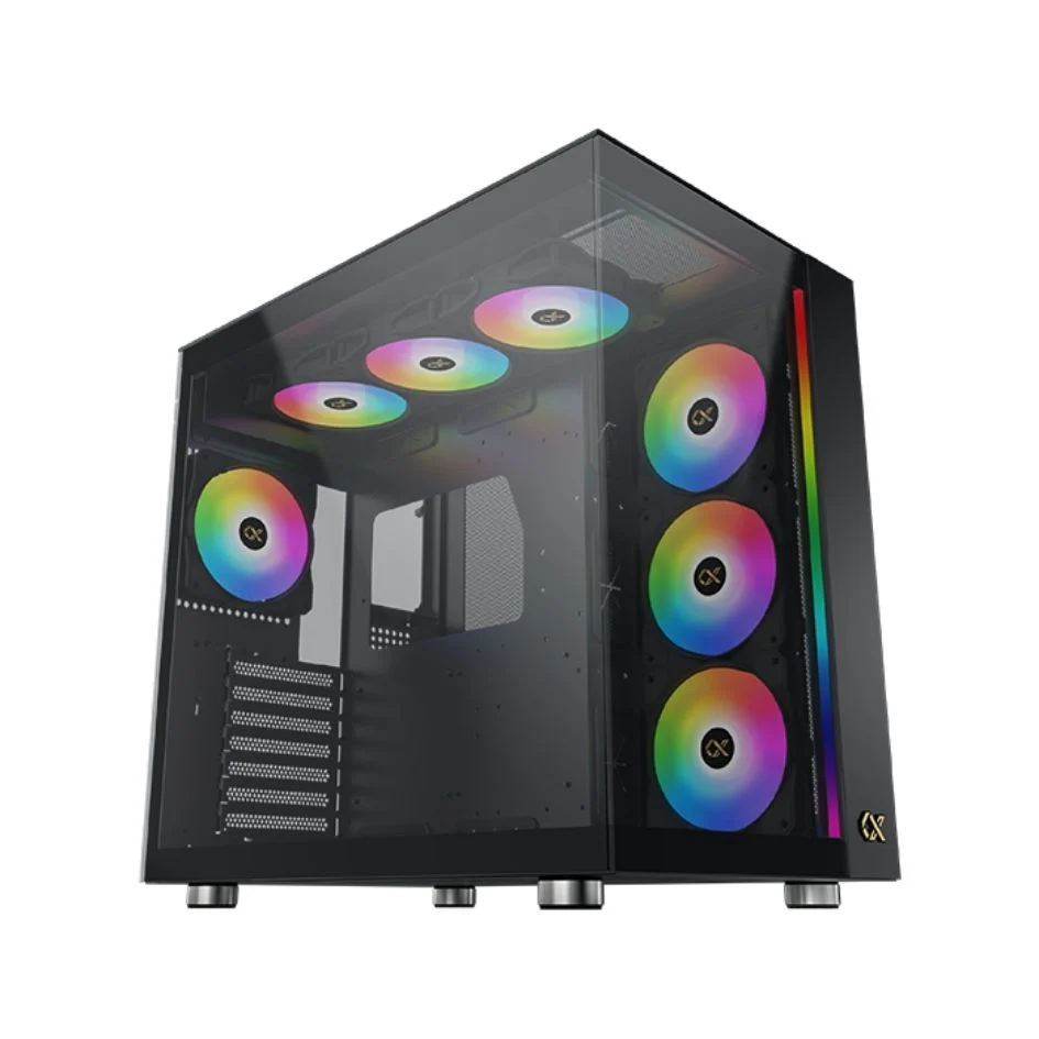 Case Xigamtek Duke 4 fan ROG mid tower black