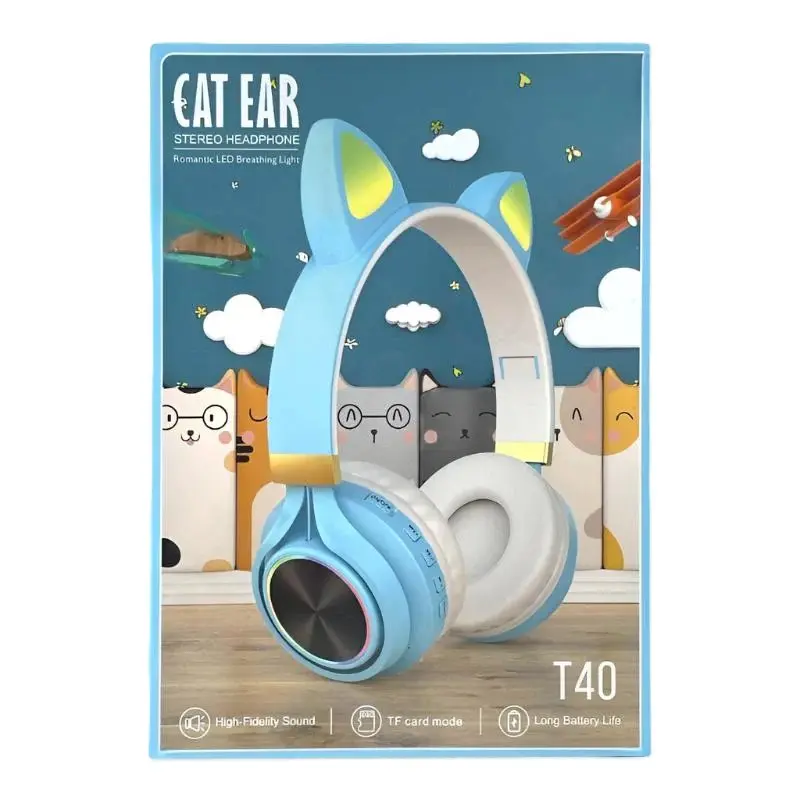 Cat Ear Stereo Headphone T40