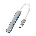 COTECi USB-C/A to USB-A 3.0 + 3 x USB-C Port Hub OF003