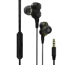 DUAL APEAKERS WIRED EARPHONE SMART 3.5MM