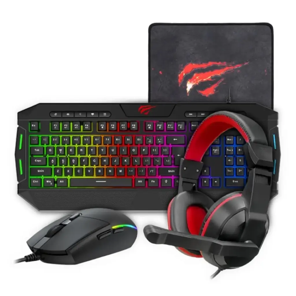 Gaming keyboard Gaming set 4in1 Havit GAMENOTE KB501CM