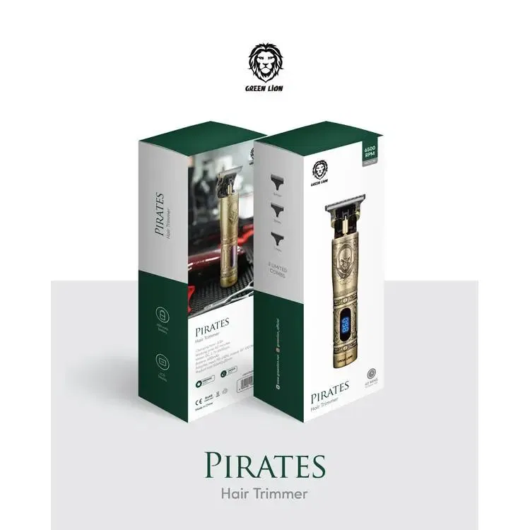 GREEN PIRATES HAIR TRIMMER 600mAh