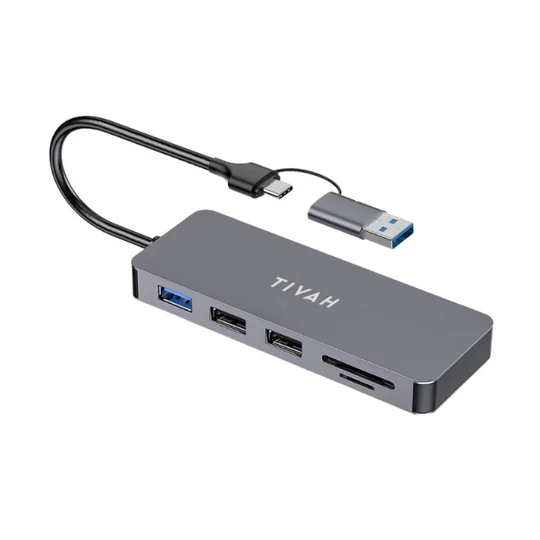 HAVIT TYPE-C HUB HV-H41 USB 3 PORT + SD & MICRO SD PORT