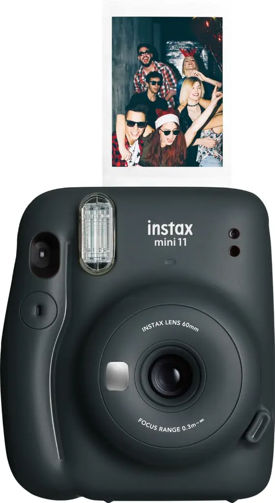 INSTAX Mini 11 Instant Film Camera - Charcoal Gray - With 20 Sheets Film