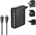 A6140C 140W GaN USB C Charger Block 6 Port LED USB C Charging Station Hub Block Wall Charger Power