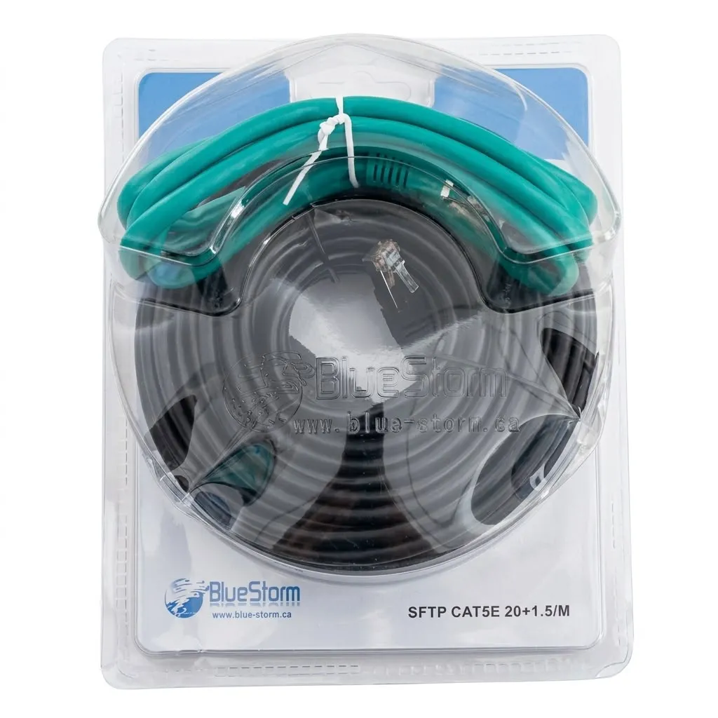 BLUE STORM CAT5E 20M + 1.5M