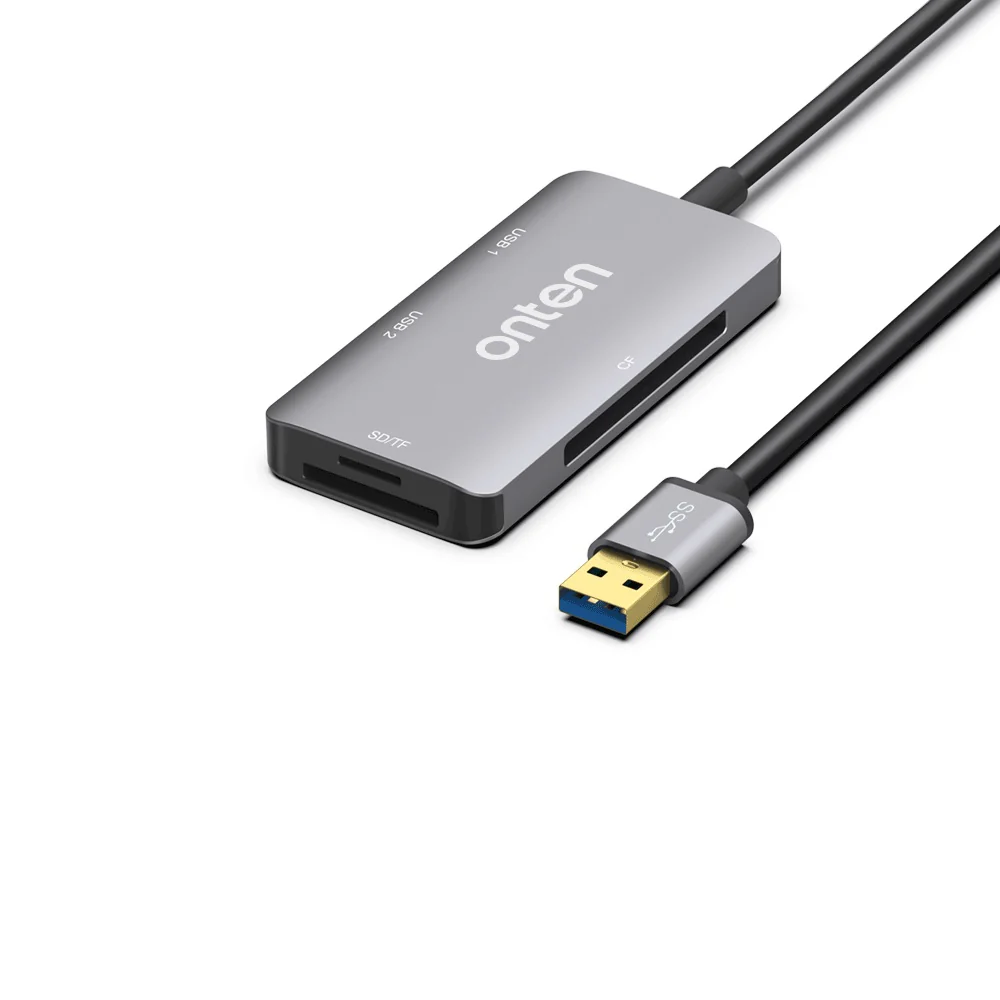 Onten 8107 USB 3.0 Hub Card Reader