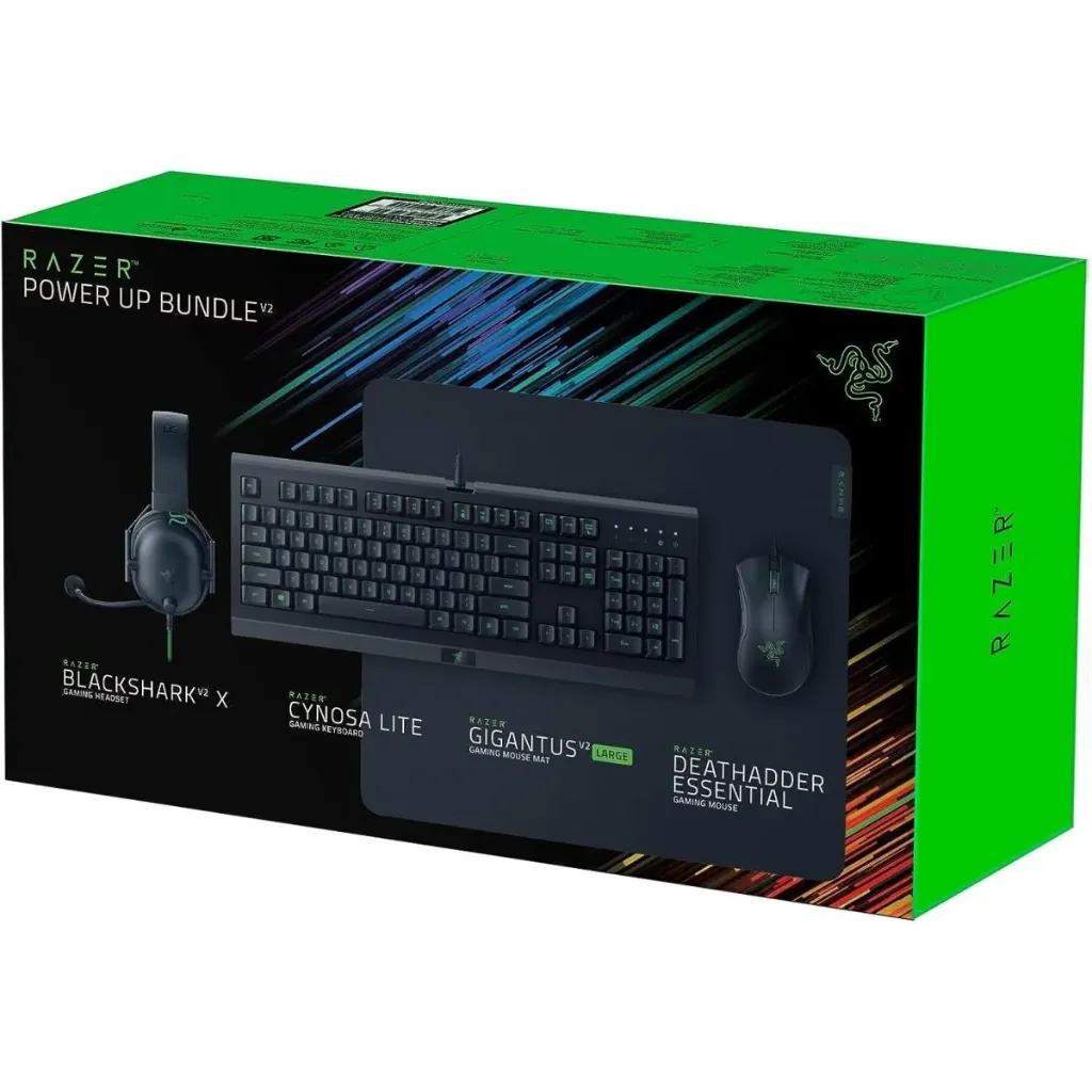 Razer Keyboard Cynosa Lite V2 Bundle Headphone & Mouse Bluetooth
