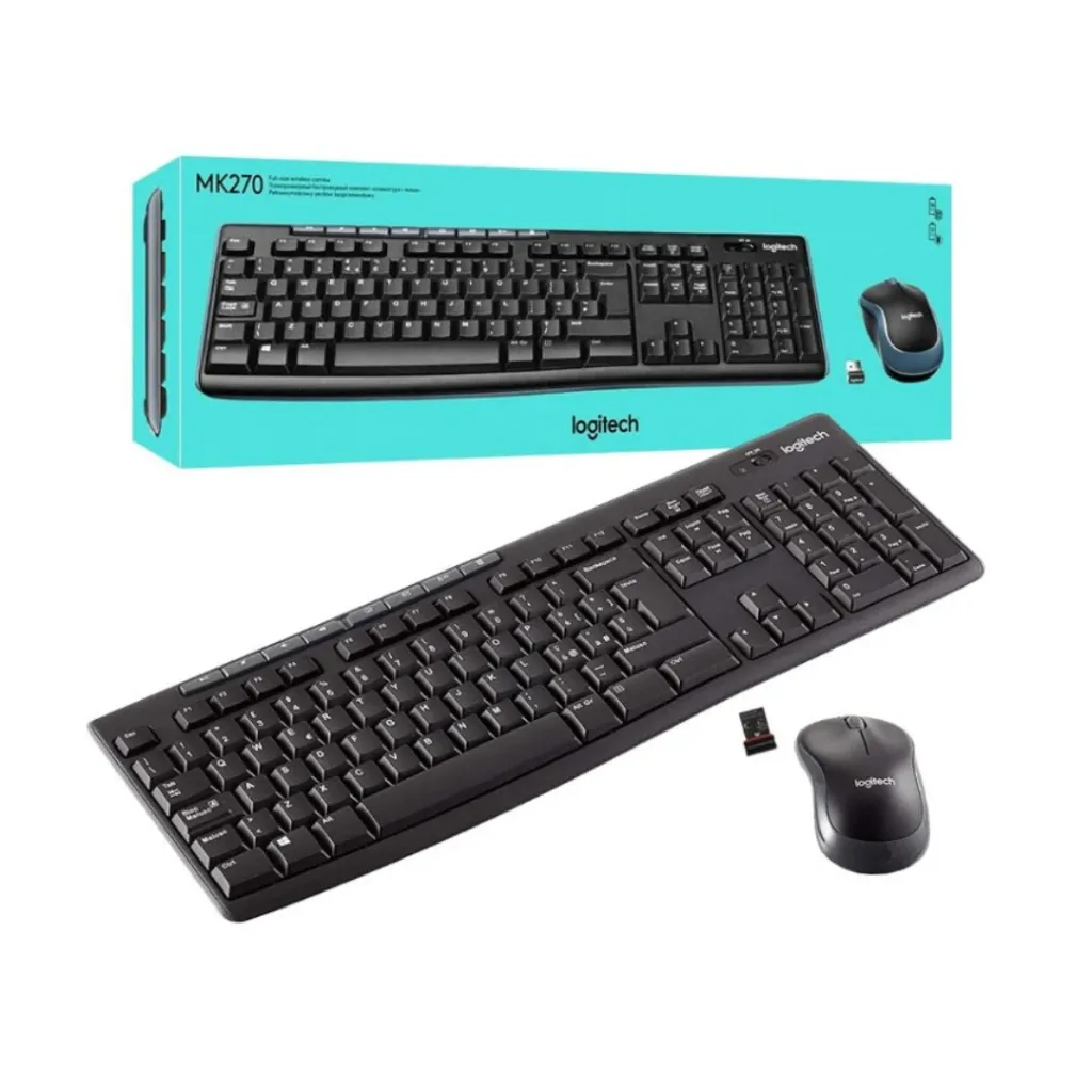 LOGITECH K.B MK270 WIRELESS Combo Mouse+Keyboard