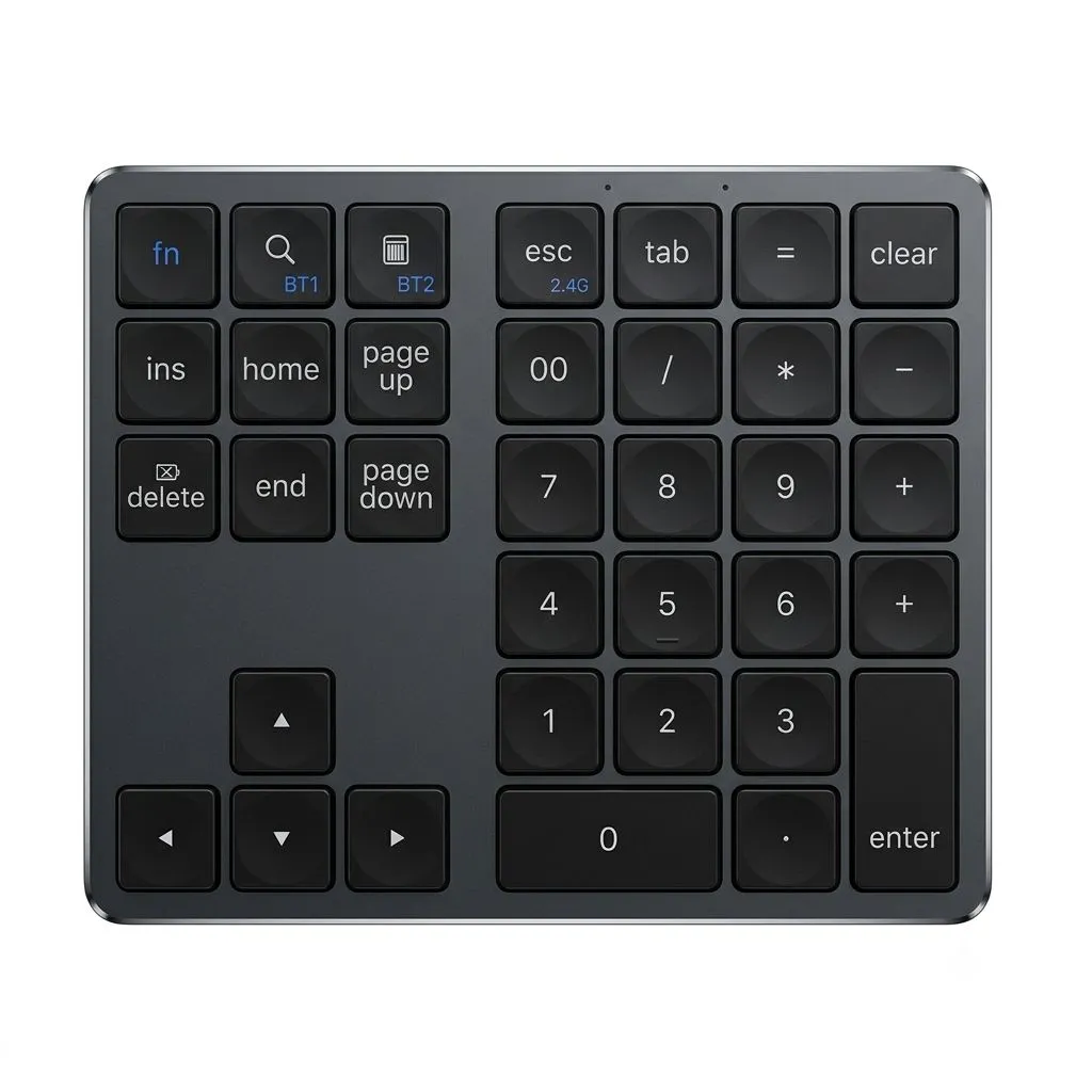 198i wireless Mini Numeric keyboard k35  Bluetooth +2.4g