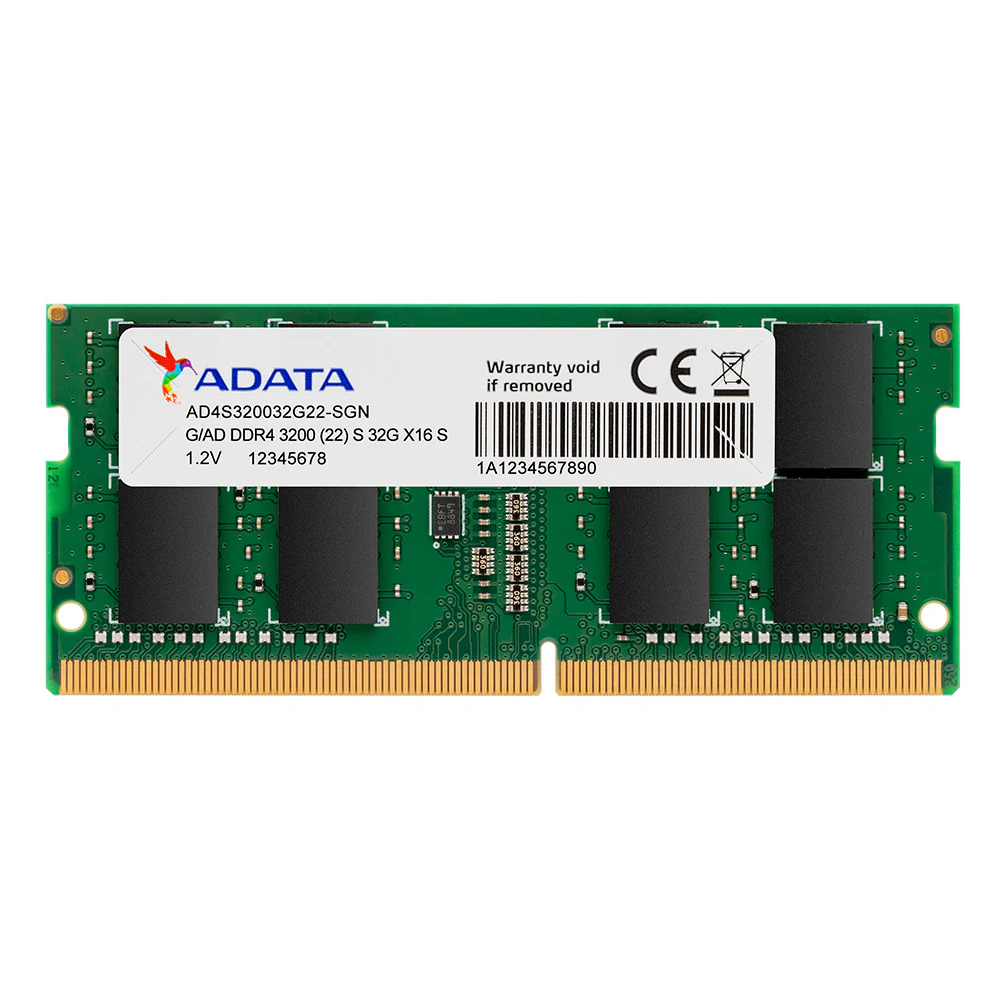 ADATA Premier 32GB Single DDR4 SODIMM Memory 3200 RAM Single