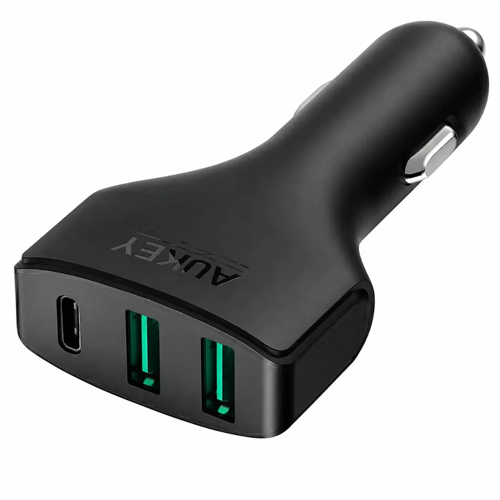 AUKEY Car Charger PD + 2USB Fast Charge