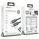 Acefast C23-03 USB-C to USB-C intelligent power-off charging data cable