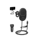 Anker - Qi2 15W Sliding Vent Car Mount Charger with 25W Car Charger - Black B2932H11-1