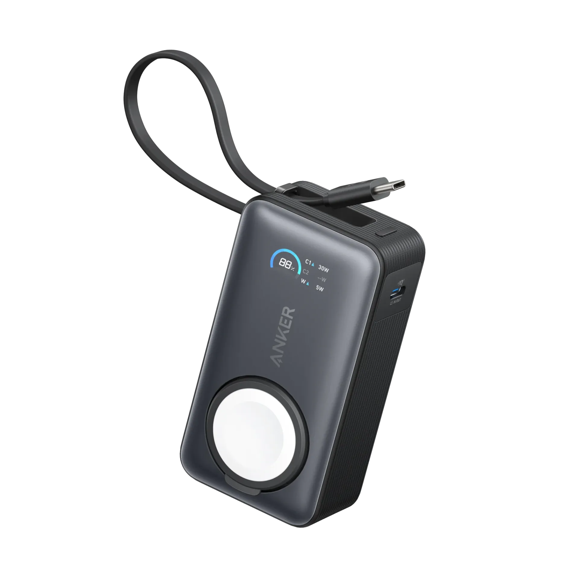 Anker MagGo Power Bank 10K, 35W, For Apple Watch And iphone USB-C