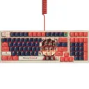Bloody AT98 Alpha Optical Switch Performance Keyboard - Adjustable Actuation Point, Gaming PBT Keycaps, 7 RGB Backlit Effects ( En / Ar )