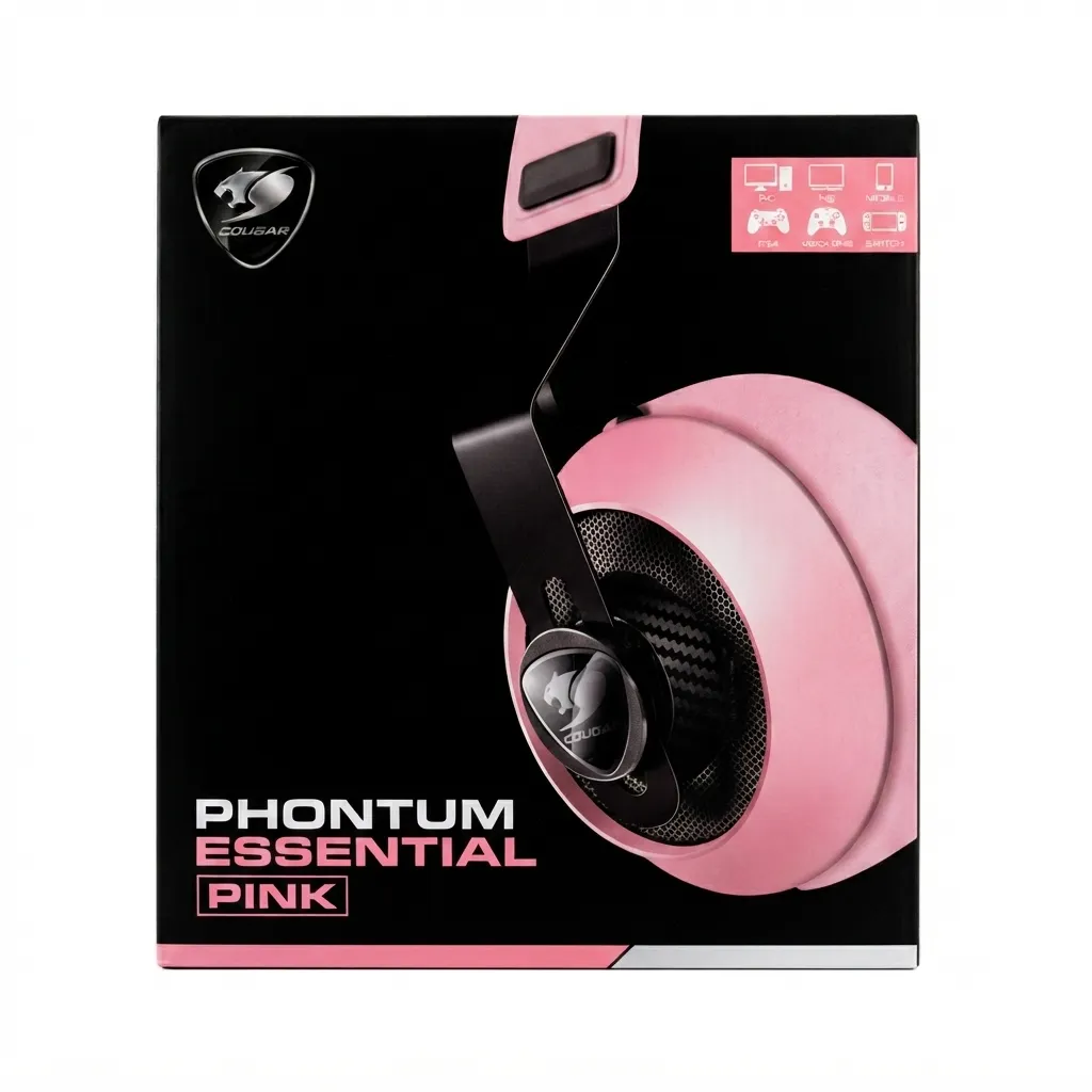Cougar Phontum Essential Stereo Gaming Headset - Pink