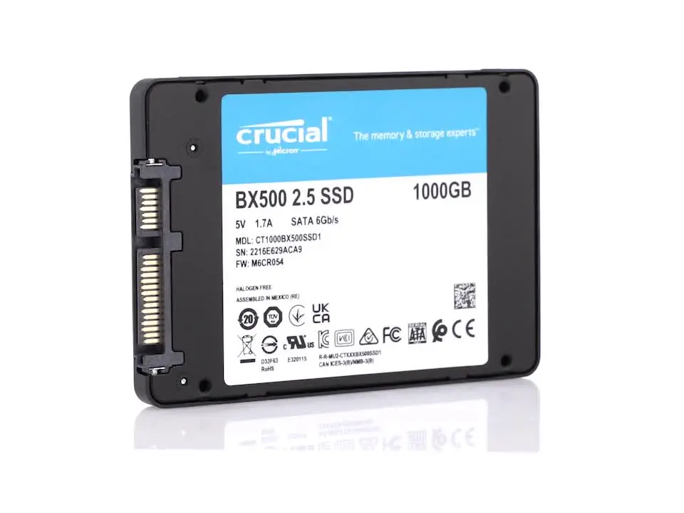 Crucial BX500 1TB SATA 2.5" Internal SSD