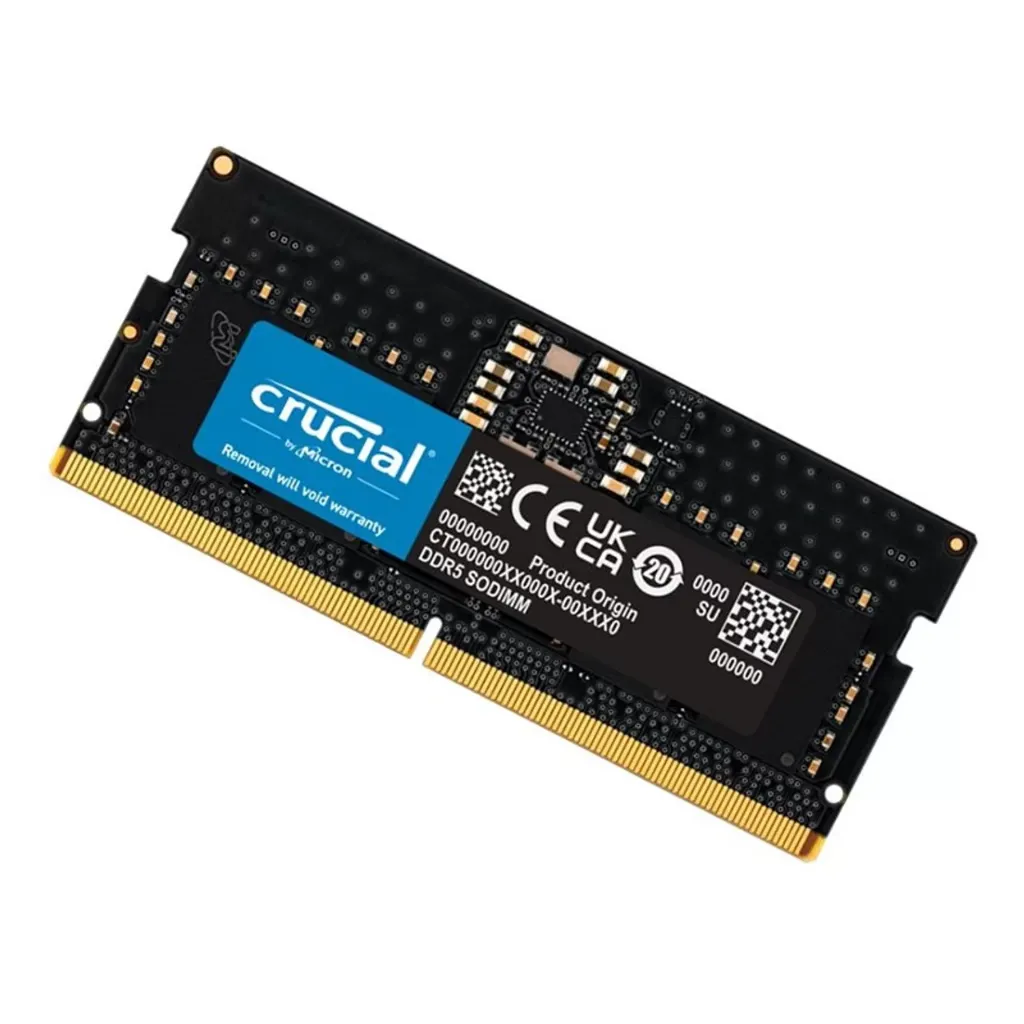 Crucial RAM 16GB DDR5 4800MHz CL40 Laptop Memory