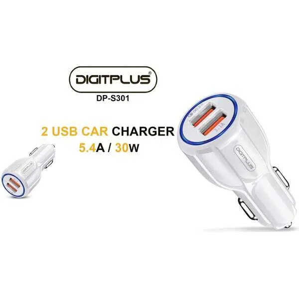 DIGITPLUS CHARGER CAR 3.1A DP-MC2