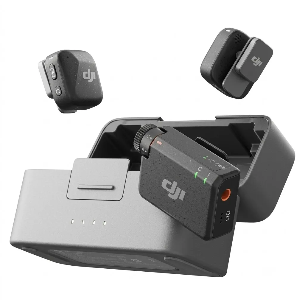 DJI Mic Mini – Wireless Omnidirectional Microphone System دي جي آي ميك ميني