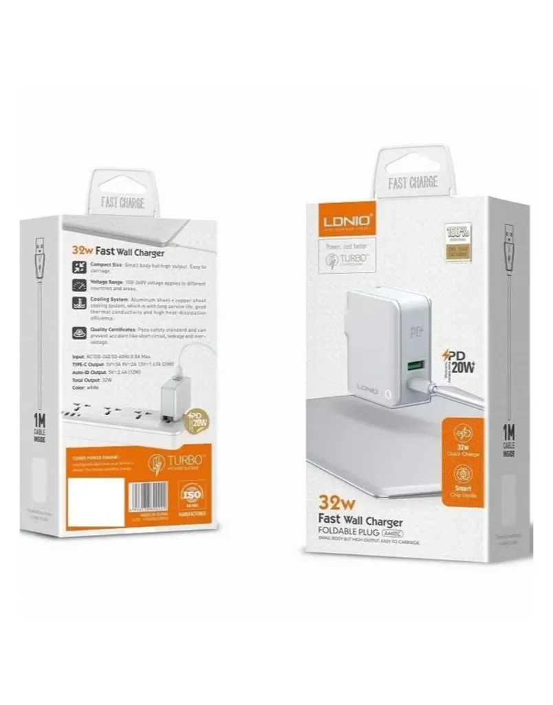 [A4403C] Digitplus LDNIO SMART ID USB + PD  32w