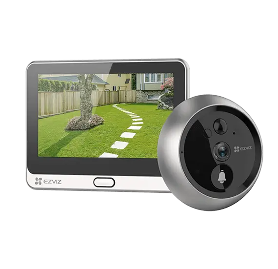 Ezviz WIRE-FREE PEEPHOLE DOORBELL  DP2 2K 3MP