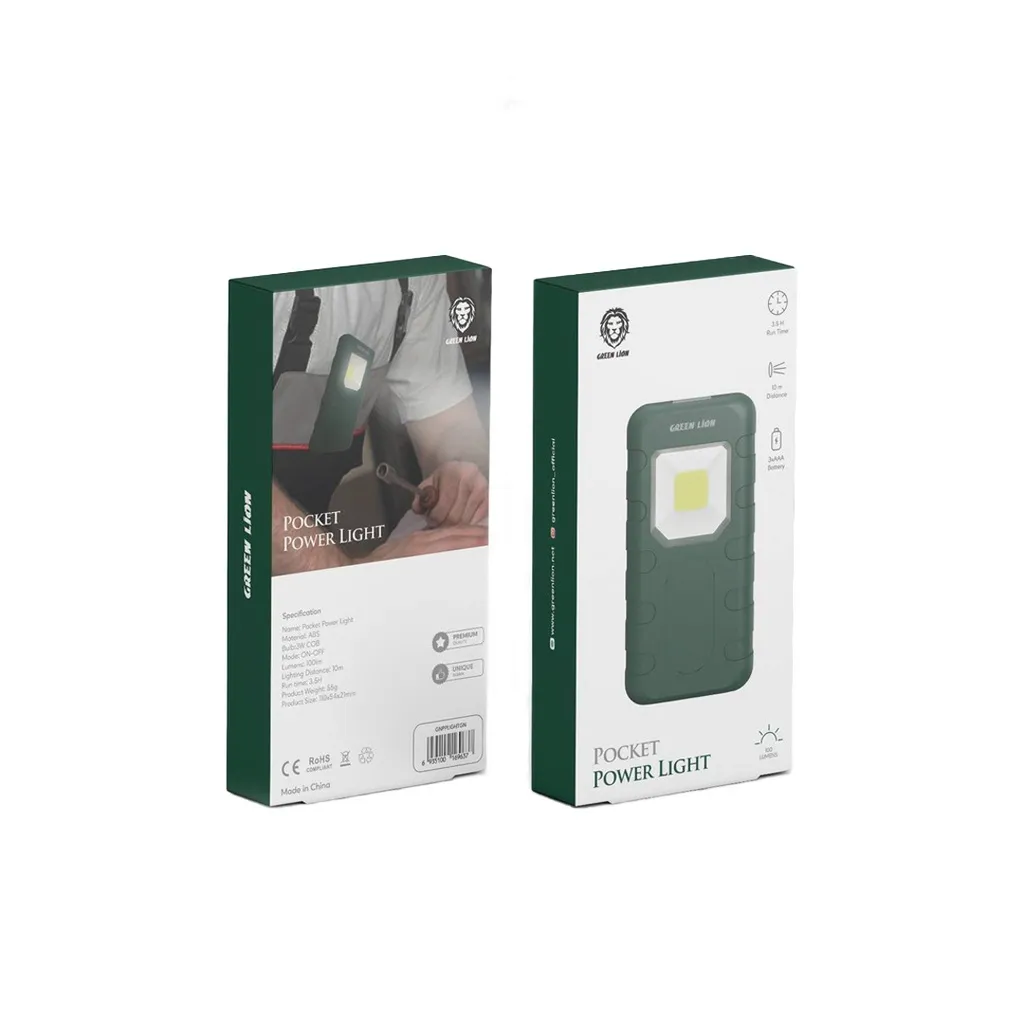 Green Lion Pocket Power Light 3W COB 100LM