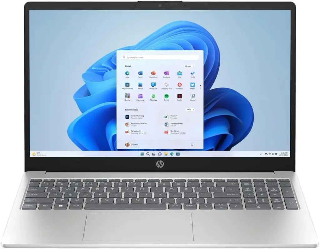 HP 15-FC0196NIA RYZEN 5 7520U RAM 8GB HARD 512GB SSD FHD 15.6" DOS