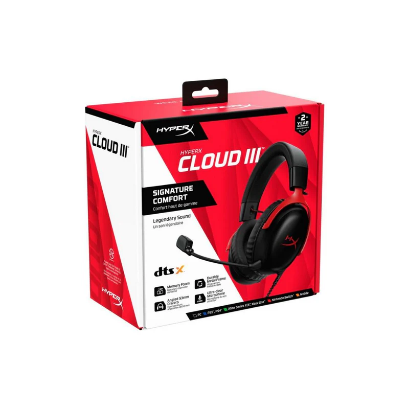 [NQ1132] HyperX Cloud III Wired Gaming Headset for PC, PS5, PS4