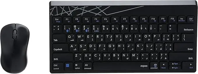  RAPOO KBM WL BT 8000M Combo Mouse+Keyboard 