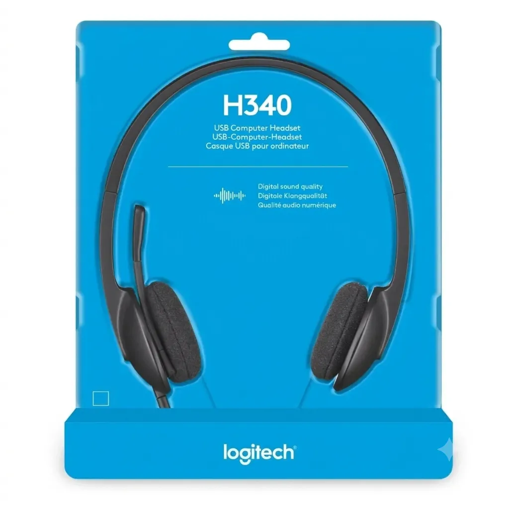 [NQ1287] LOGHITECH H340 USB HEADSET