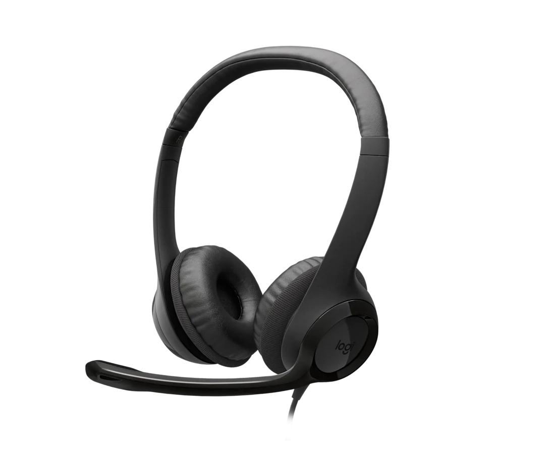 Logitech H390 Wired USB Computer Headset With Noise Cancelling Mic