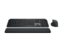 Logitech MX Keys S Combo - Performance Wireless Keyboard & Mouse with Palm Rest