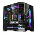Lovingcool  345-3G BLACK Tempered Glass  Case Full Tower Micro ATX ITX