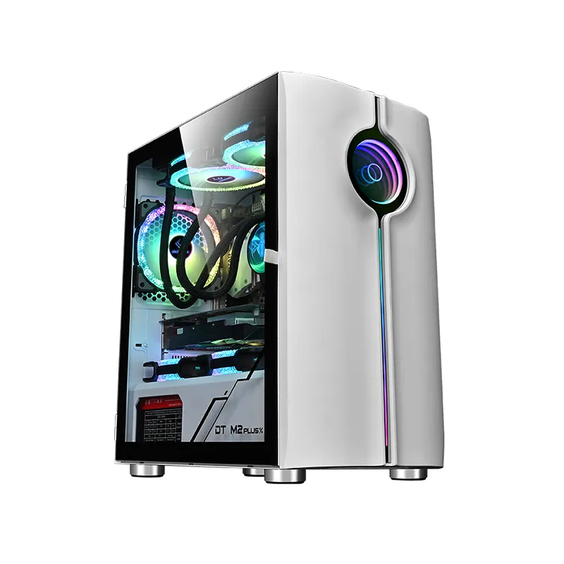 [NQ1423] Lovingcool  LC-300  white  Tempered Glass  Case Full Tower Micro ATX ITX